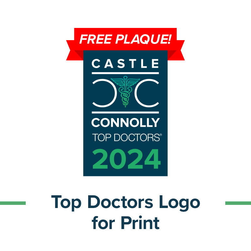 2024 Logo for Print with FREE Plaque Castle Connolly Top Doctors