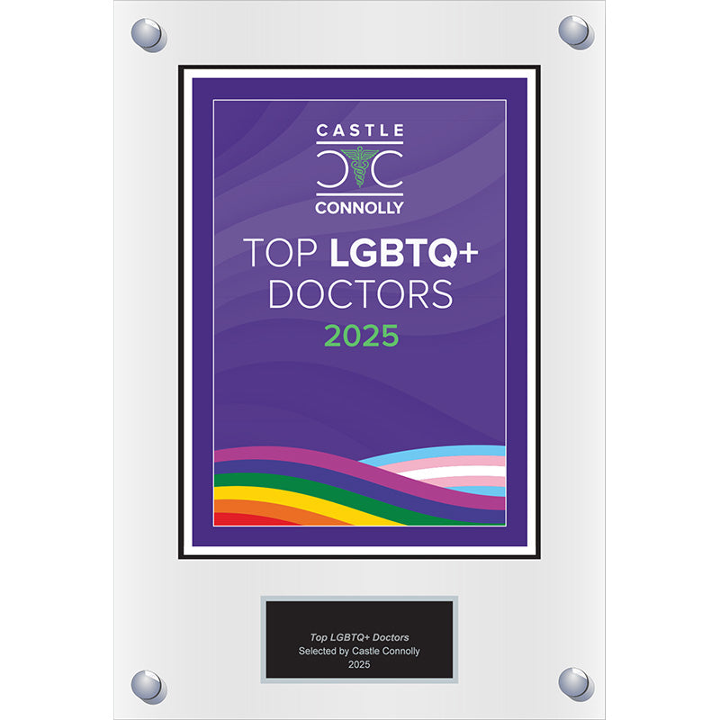 2025 Top LGBTQ+ Doctors - Logo for Social, Email & Website