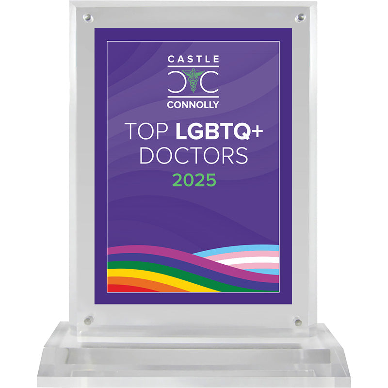 2025 Top LGBTQ+ Doctors - Logo for Social, Email & Website