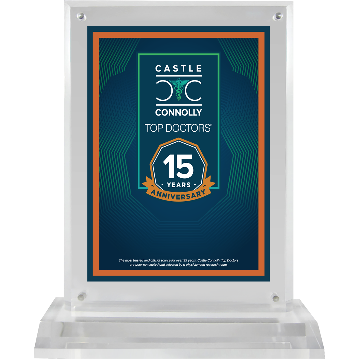 15 Year Anniversary - Top Doctors - Logo With Free Plaque