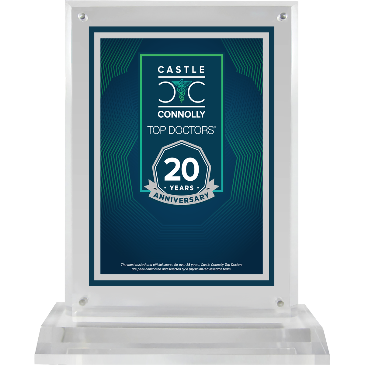 20 Year Anniversary - Top Doctors - Logo With Free Plaque