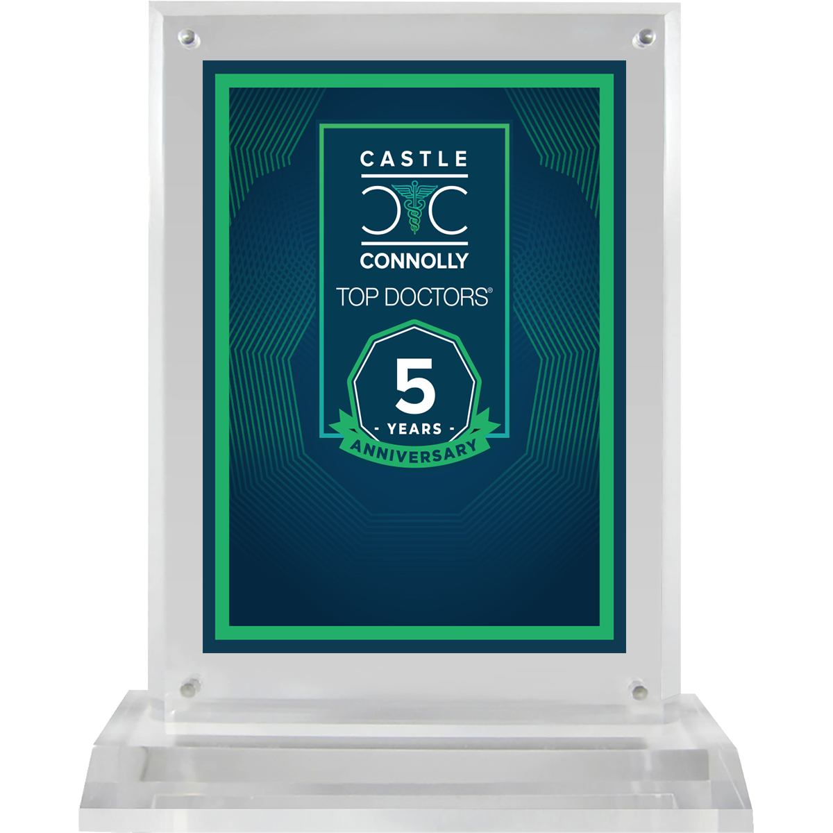 5 Year Anniversary - Top Doctors - Logo With Free Plaque