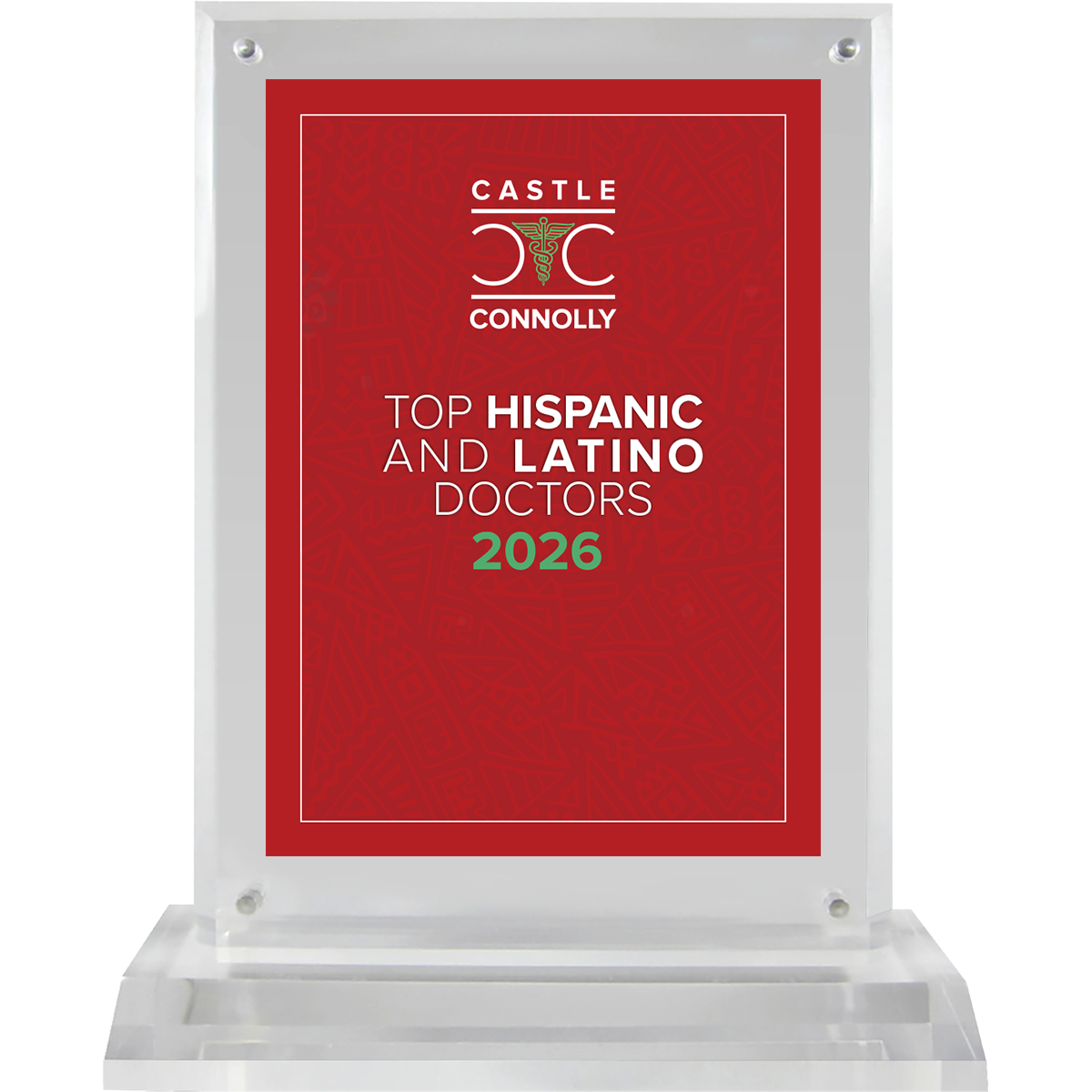 2026 Top Hispanic & Latino Doctors - Logo With Free Plaque