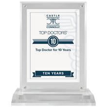 Load image into Gallery viewer, 10 Year Anniversary - Top Doctors - Plaque
