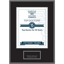 Load image into Gallery viewer, 15 Year Anniversary - Top Doctors - Plaque
