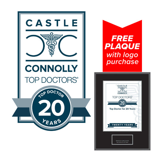 20 Year Anniversary - Top Doctors - Logo for Print