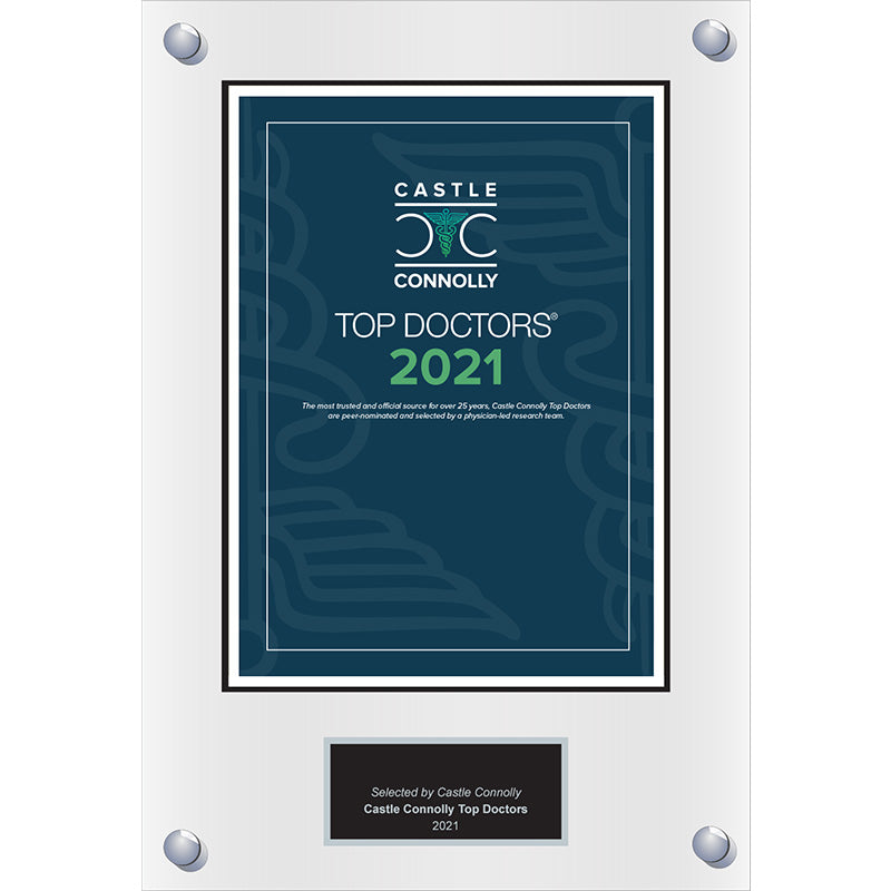 2021 Top Doctors - Plaque