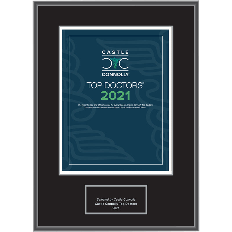 2021 Top Doctors - Plaque