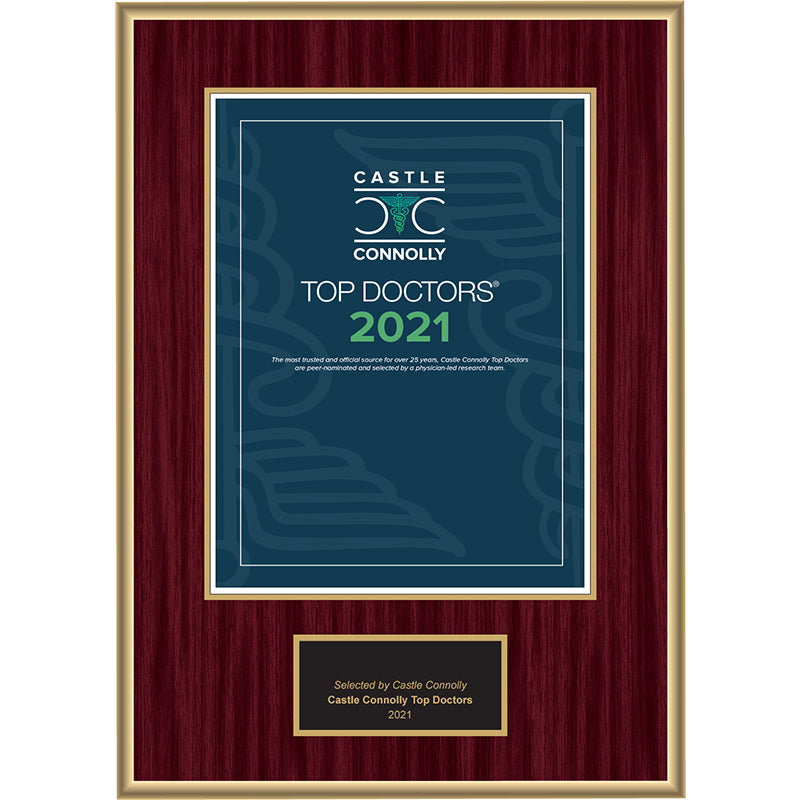2021 Top Doctors - Plaque