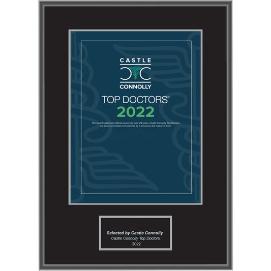 2022 Top Doctors - Plaque