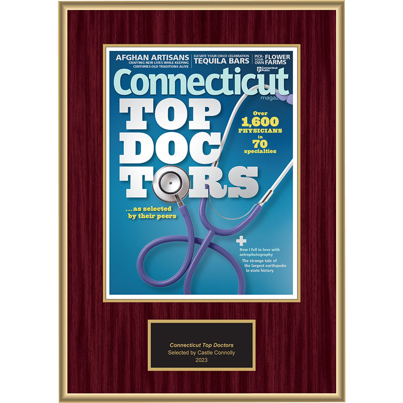 2023 Regional - Connecticut Magazine - Plaque