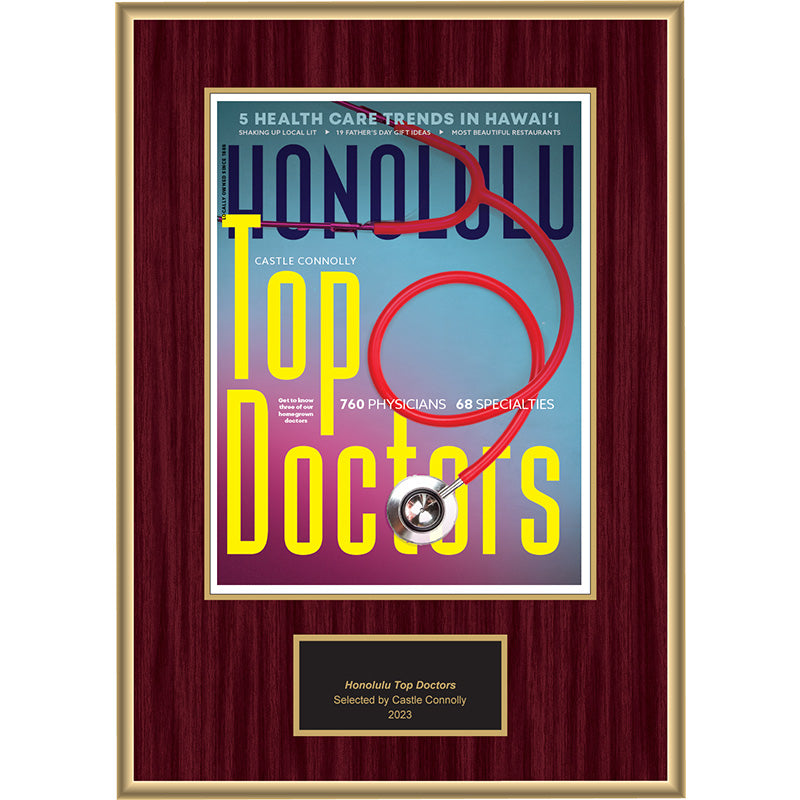 2023 Regional - Honolulu Magazine - Plaque