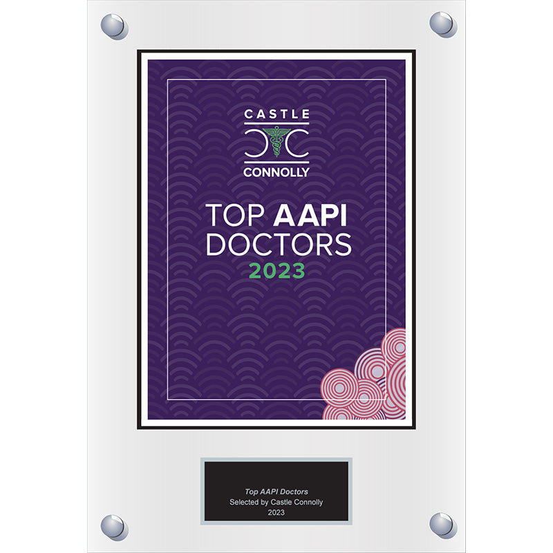 2023 Top AAPI Doctors - Plaque