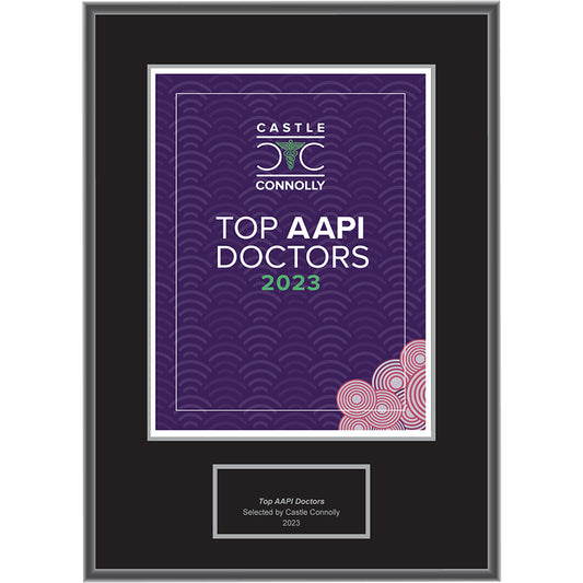 2023 Top AAPI Doctors - Plaque