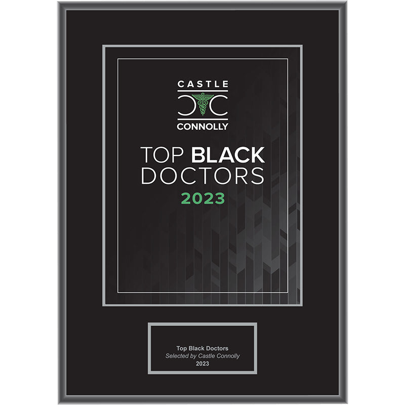 2023 Top Black Doctors - Plaque
