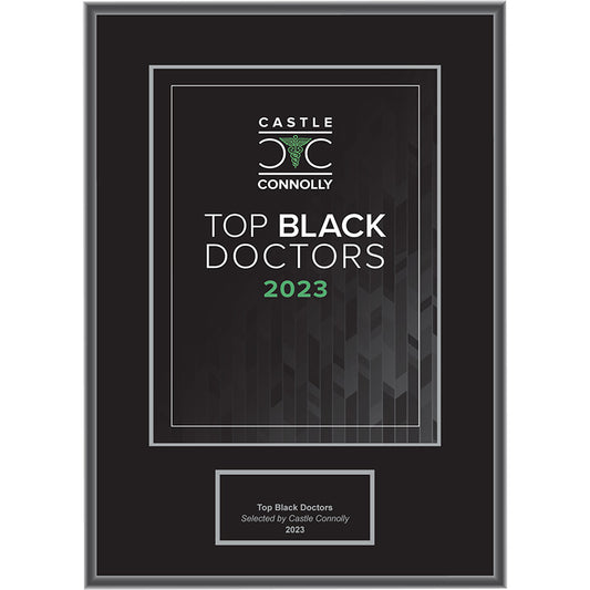 2023 Top Black Doctors - Plaque