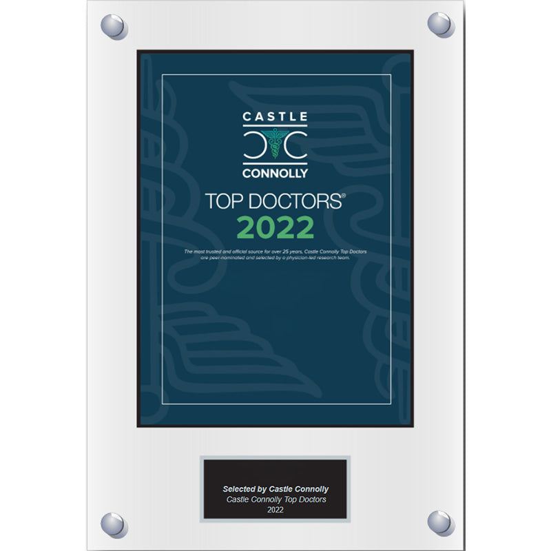 2022 Top Doctors - Plaque
