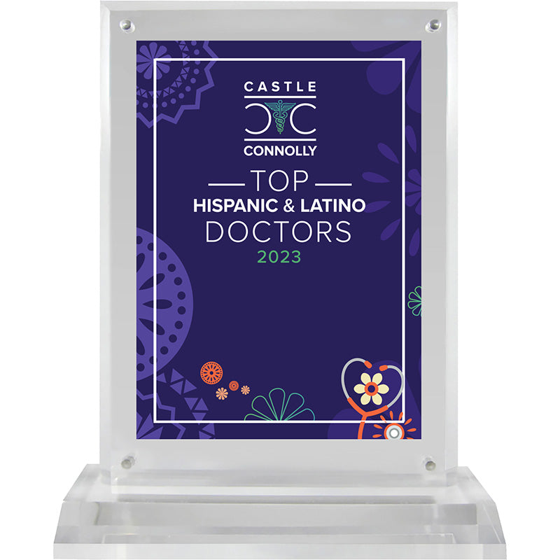 2023 Top Hispanic & Latino Doctors - Plaque
