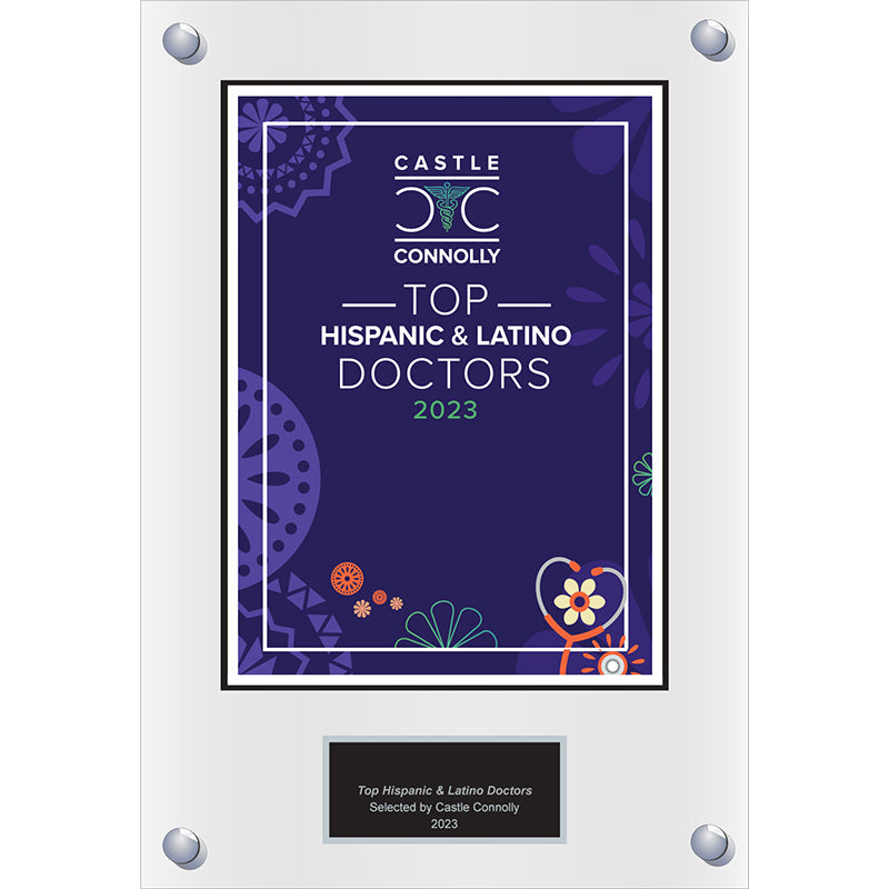 2023 Top Hispanic & Latino Doctors - Plaque
