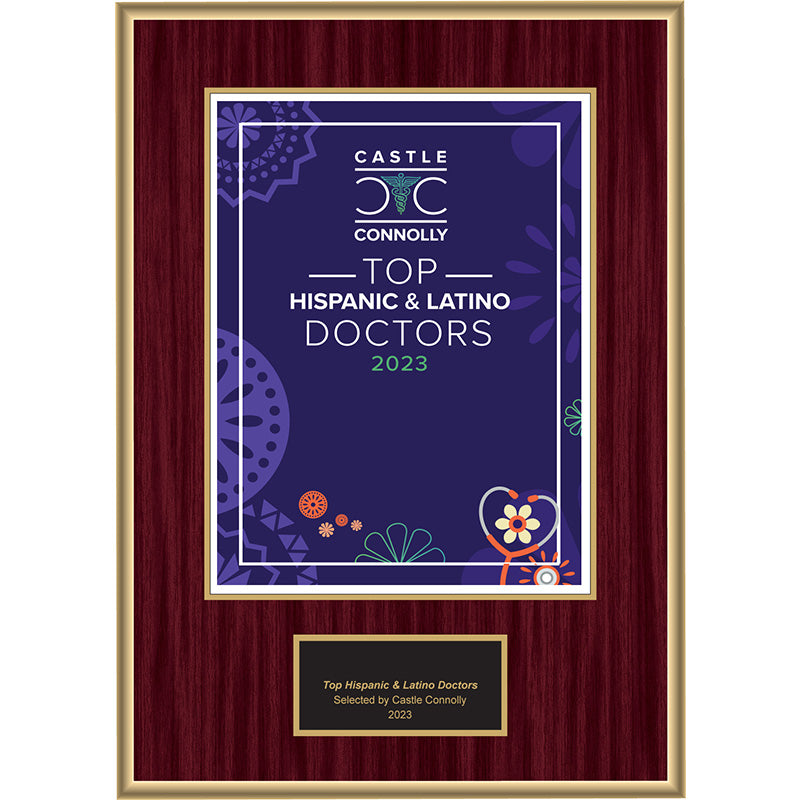 2023 Top Hispanic & Latino Doctors - Plaque