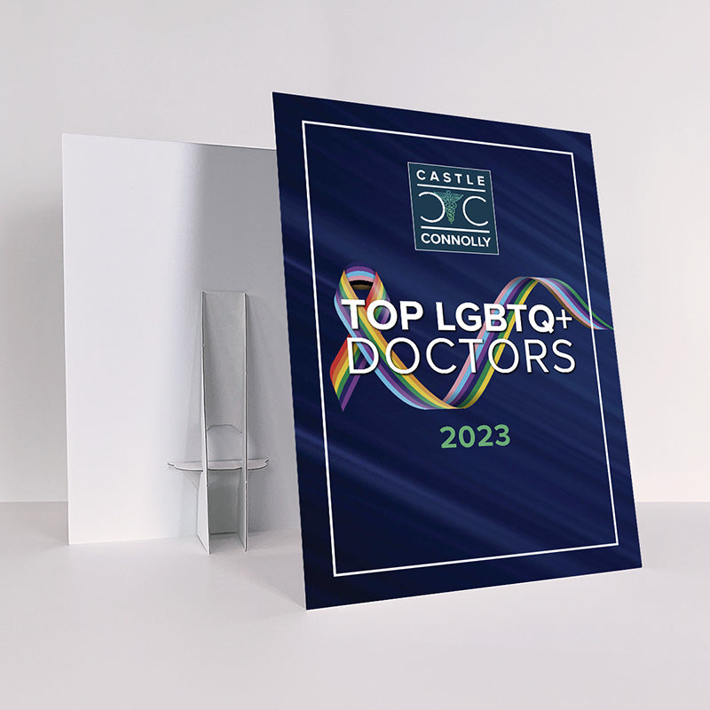 2023 Top LGBTQ+ Doctors - Plaque