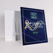 Load image into Gallery viewer, 2023 Top LGBTQ+ Doctors - Plaque
