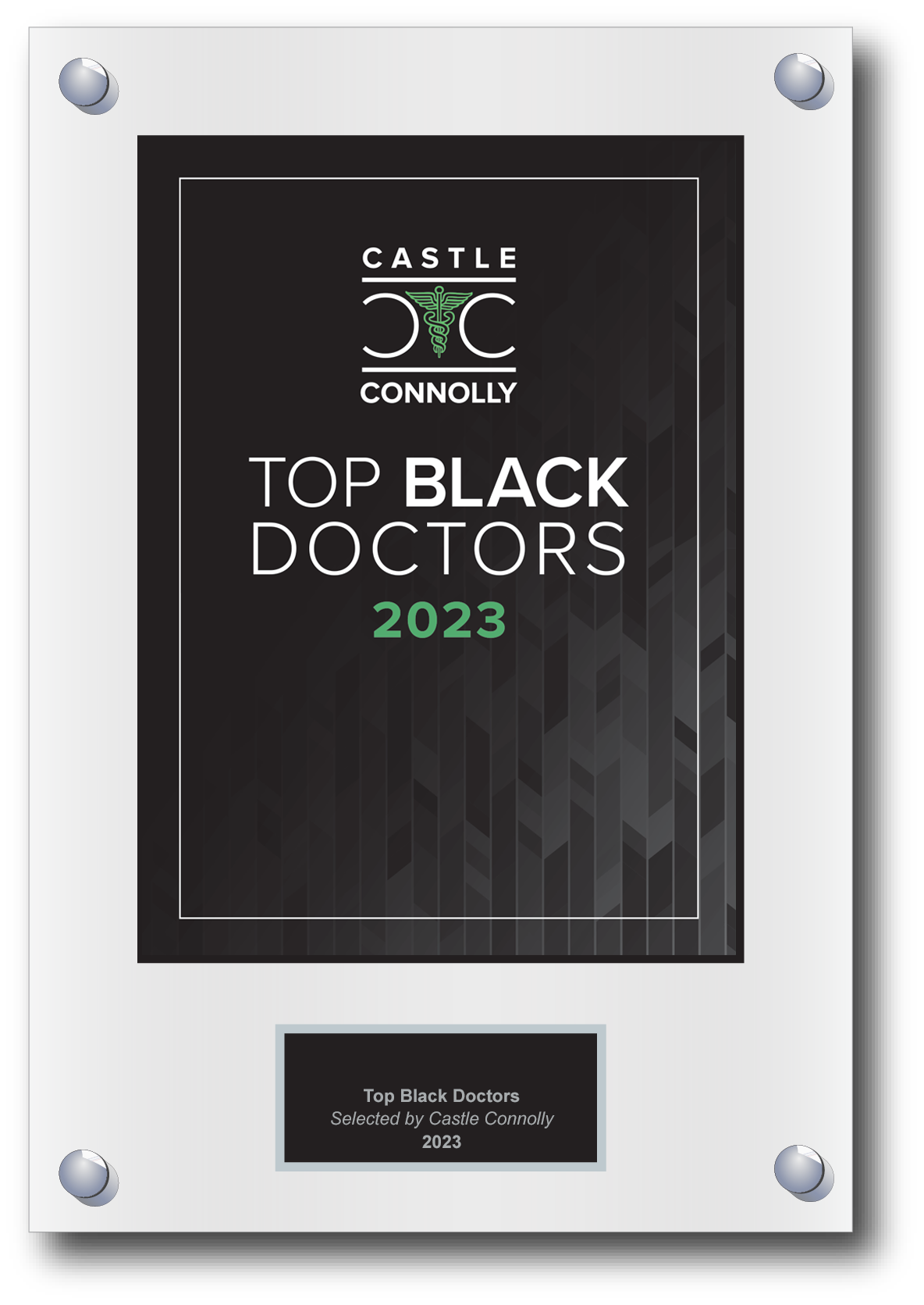 2023 Top Black Doctors - Plaque