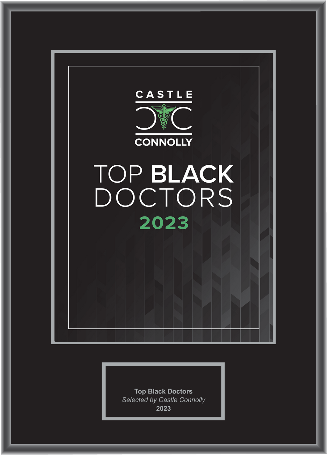 2023 Top Black Doctors - Plaque