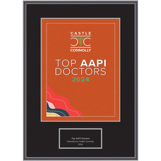 2024 Top AAPI Doctors - Plaque