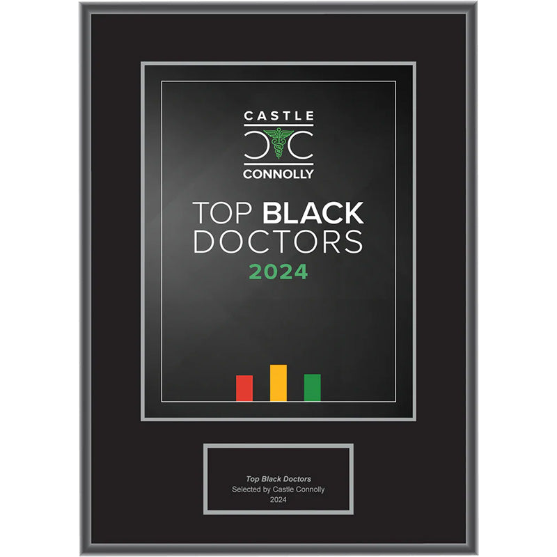 2024 Top Black Doctors - Plaque