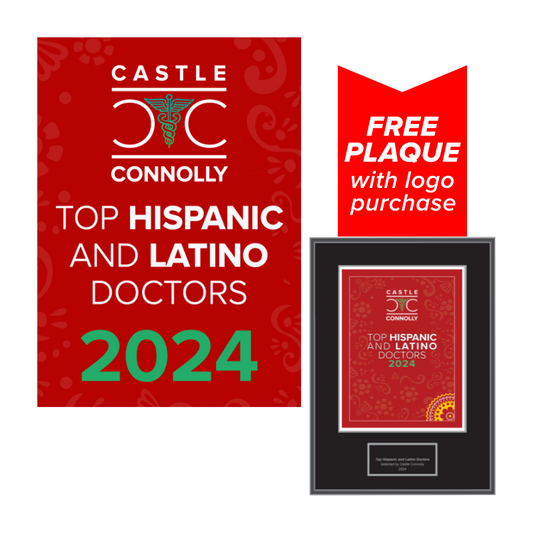 2024 Top Hispanic & Latino Doctors - Logo for Social, Email & Website