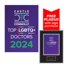 Load image into Gallery viewer, 2024 Top LGBTQ+ Doctors - Logo for Print
