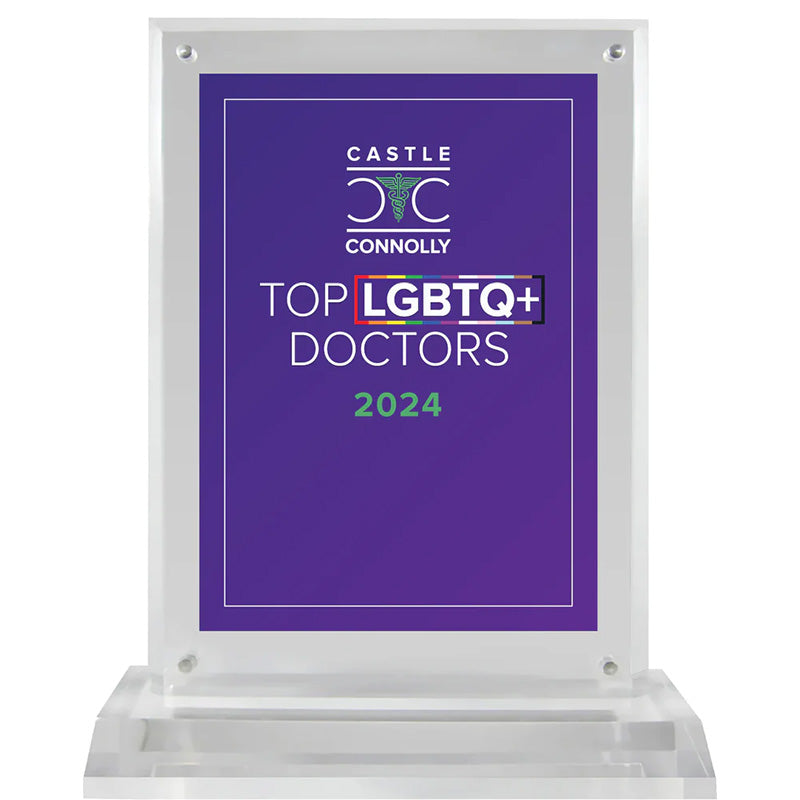 2024 Top LGBTQ+ Doctors - Logo for Social, Email & Website