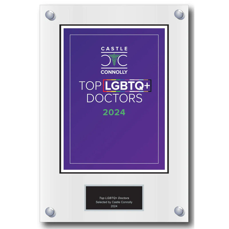 2024 Top LGBTQ+ Doctors - Logo for Social, Email & Website
