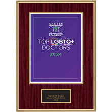 Load image into Gallery viewer, 2024 Top LGBTQ+ Doctors - Plaque
