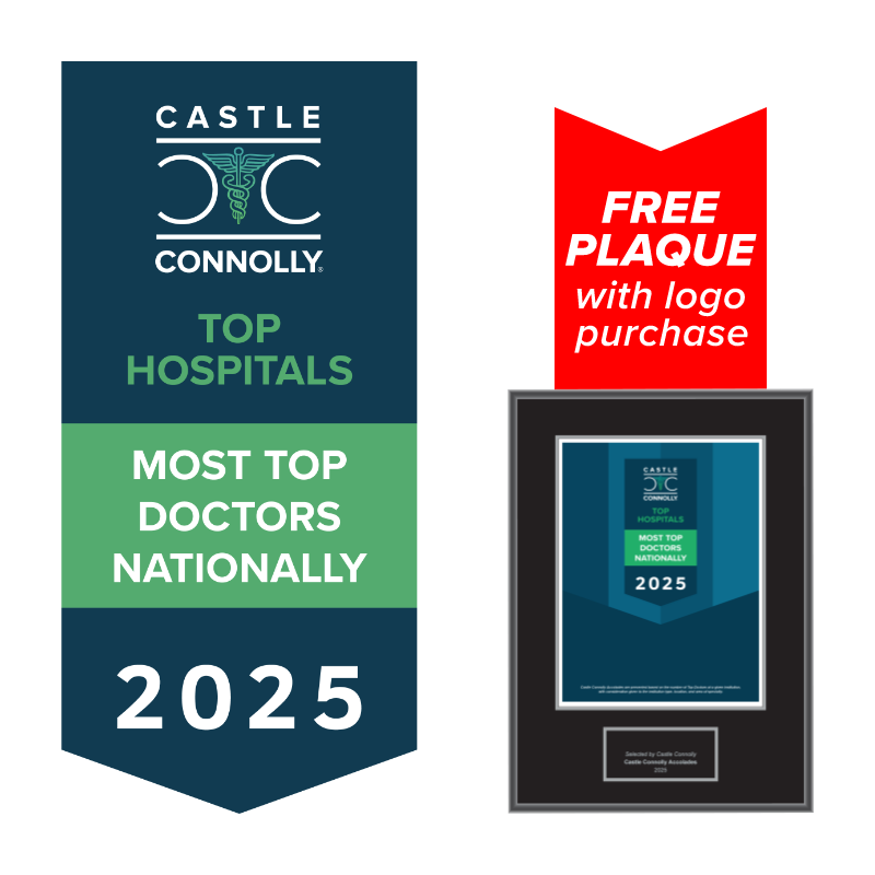 2025 Accolades - Top Hospitals - Logo for Print