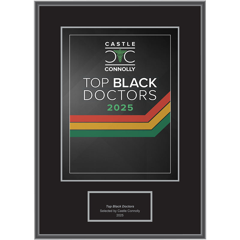 2025 Top Black Doctors - Plaque