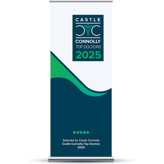 2025 Top Doctors - Large Stand Retractable Banner