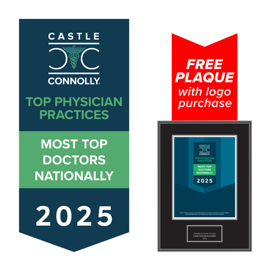 2025 Accolades - Top Physician Practices - Logo With Free Plaque