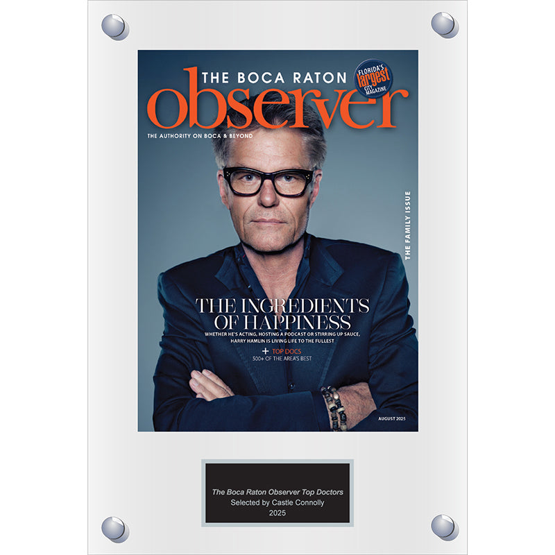 2025 Regional - Boca Raton Observer - Plaque