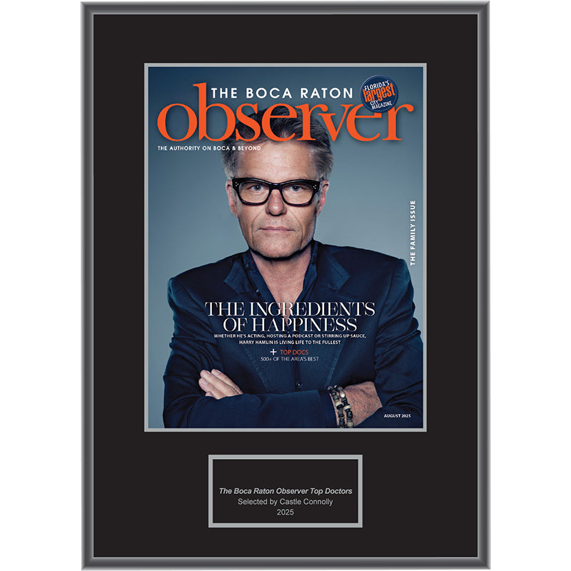 2025 Regional - Boca Raton Observer - Plaque