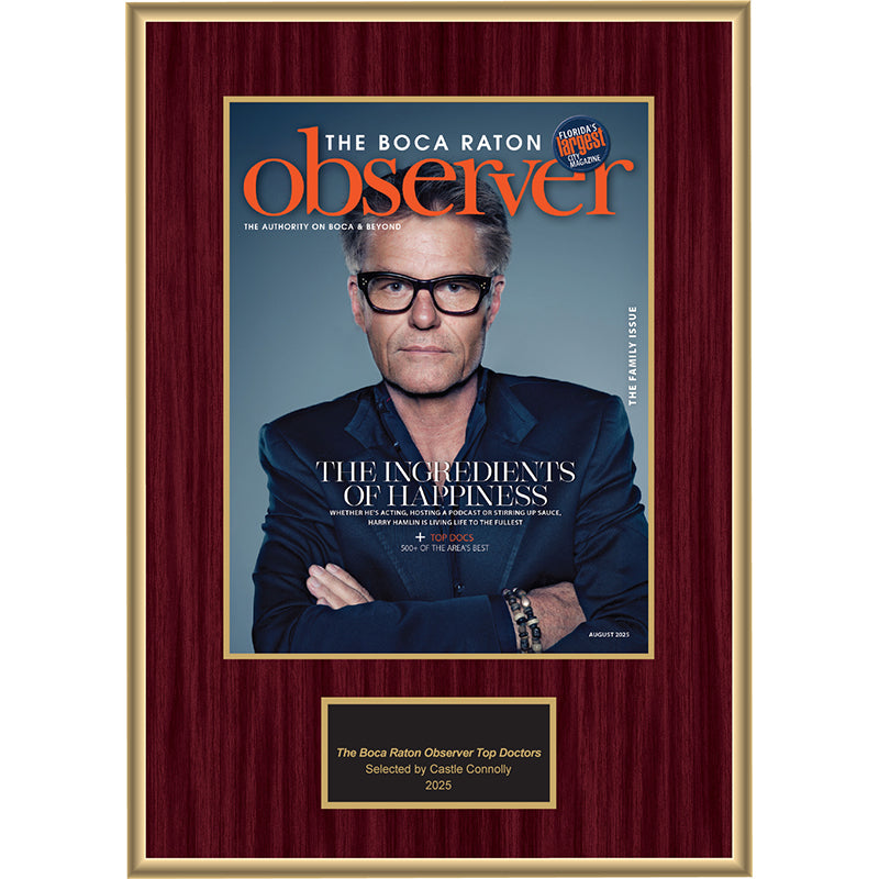 2025 Regional - Boca Raton Observer - Plaque