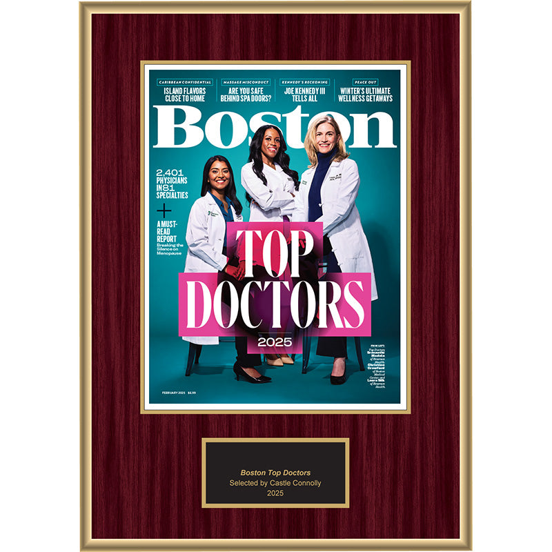 2025 Regional - Boston Magazine - Plaque