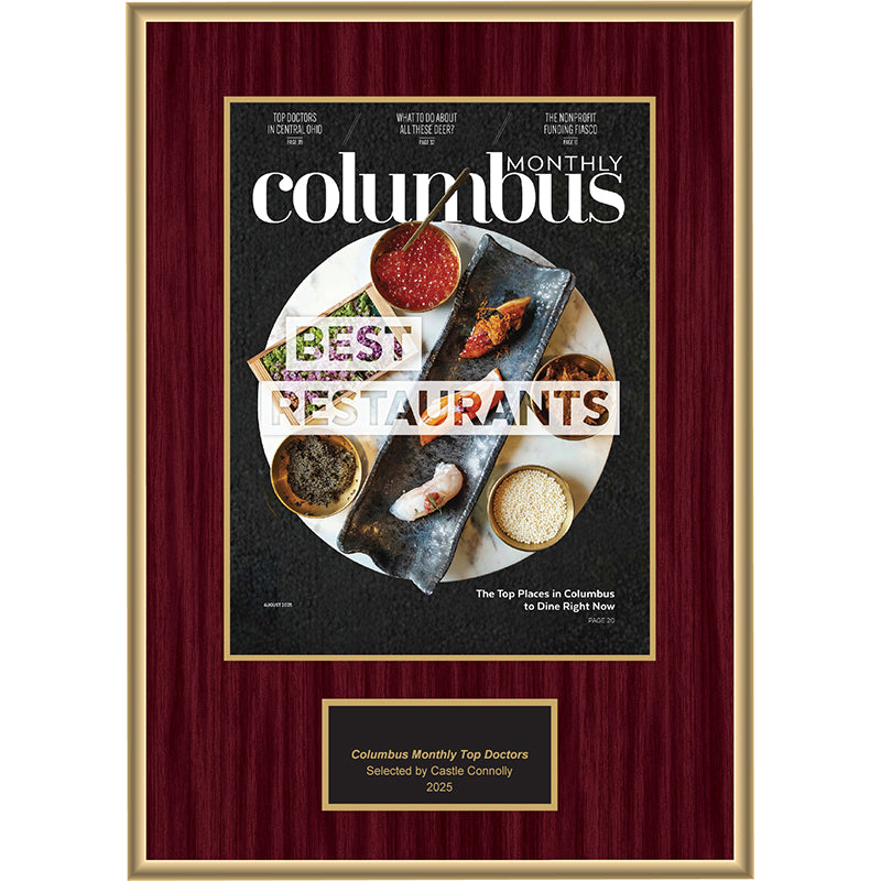 2025 Regional - Columbus Monthly - Plaque
