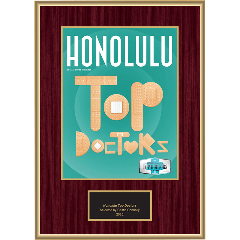 2025 Regional – Honolulu  Magazine - Plaque