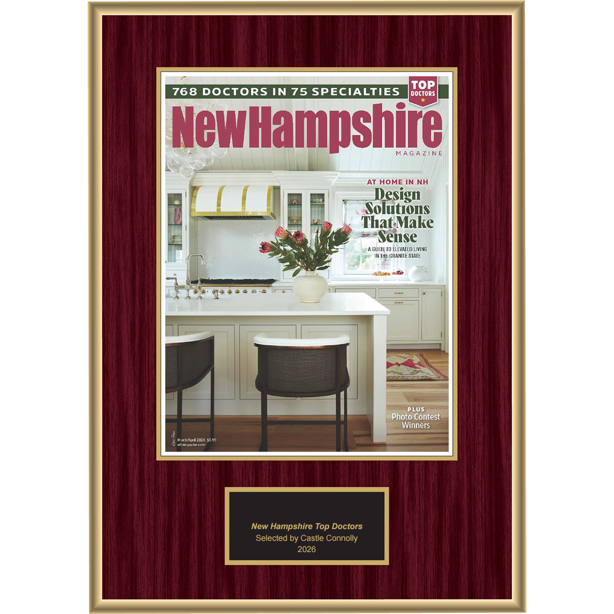 2026 Regional - New Hampshire Magazine - Plaque