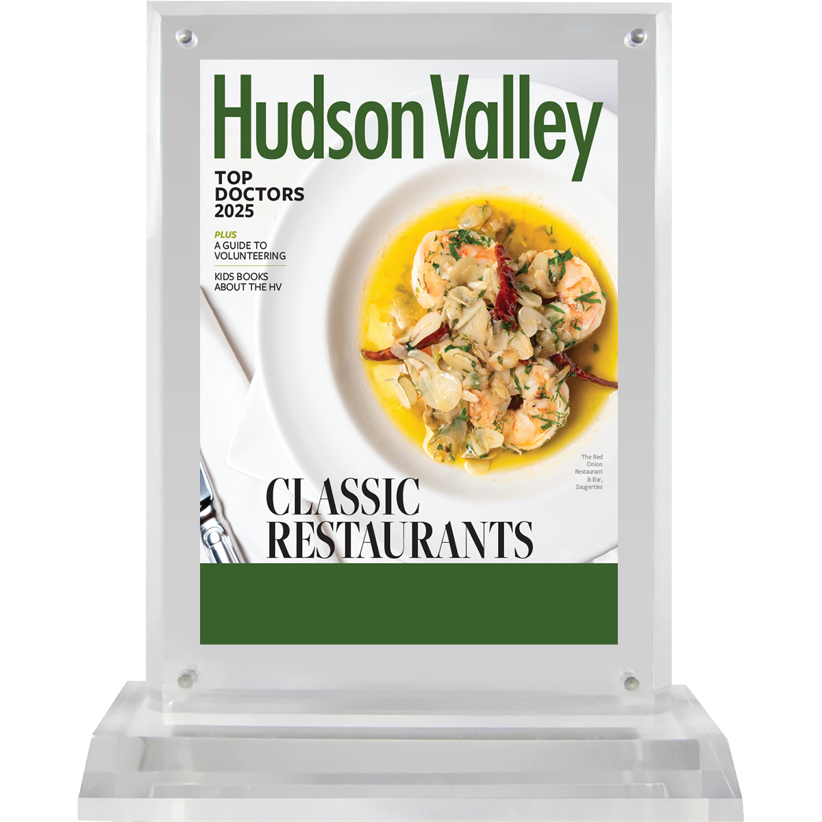 2025 Regional - Hudson Valley Magazine - Plaque