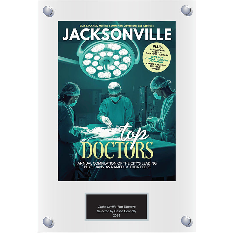 2025 Regional - Jacksonville Magazine - Plaque