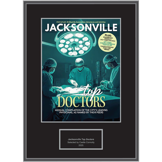 2025 Regional - Jacksonville Magazine - Plaque