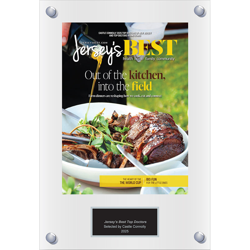 2025 Regional - Jersey's Best - Top Doctors - Plaque